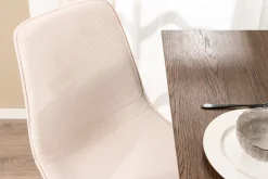Homeville Sanne med drejefunktion fløjl creme