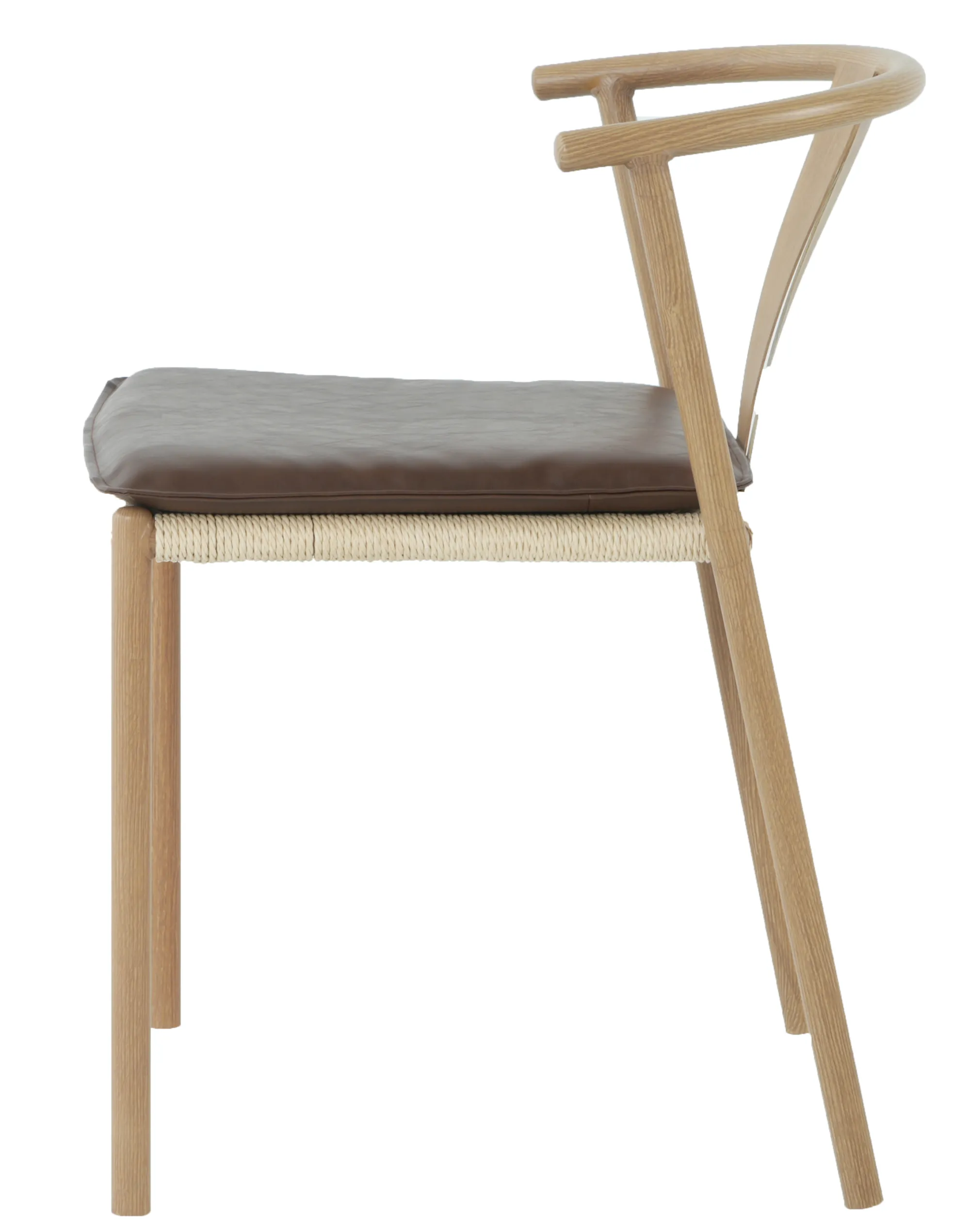 Homeville Sædehynde kunstlæder brun 37x45x3,5cm