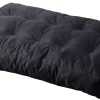Homeville Siddehynde stof antracitgrå 120x80x15cm