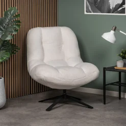 Homeville Signe med drejefunktion teddy hvid