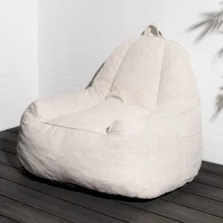 Homeville Sækkestol med håndtag creme