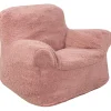 Homeville Sækkestol teddy rosa