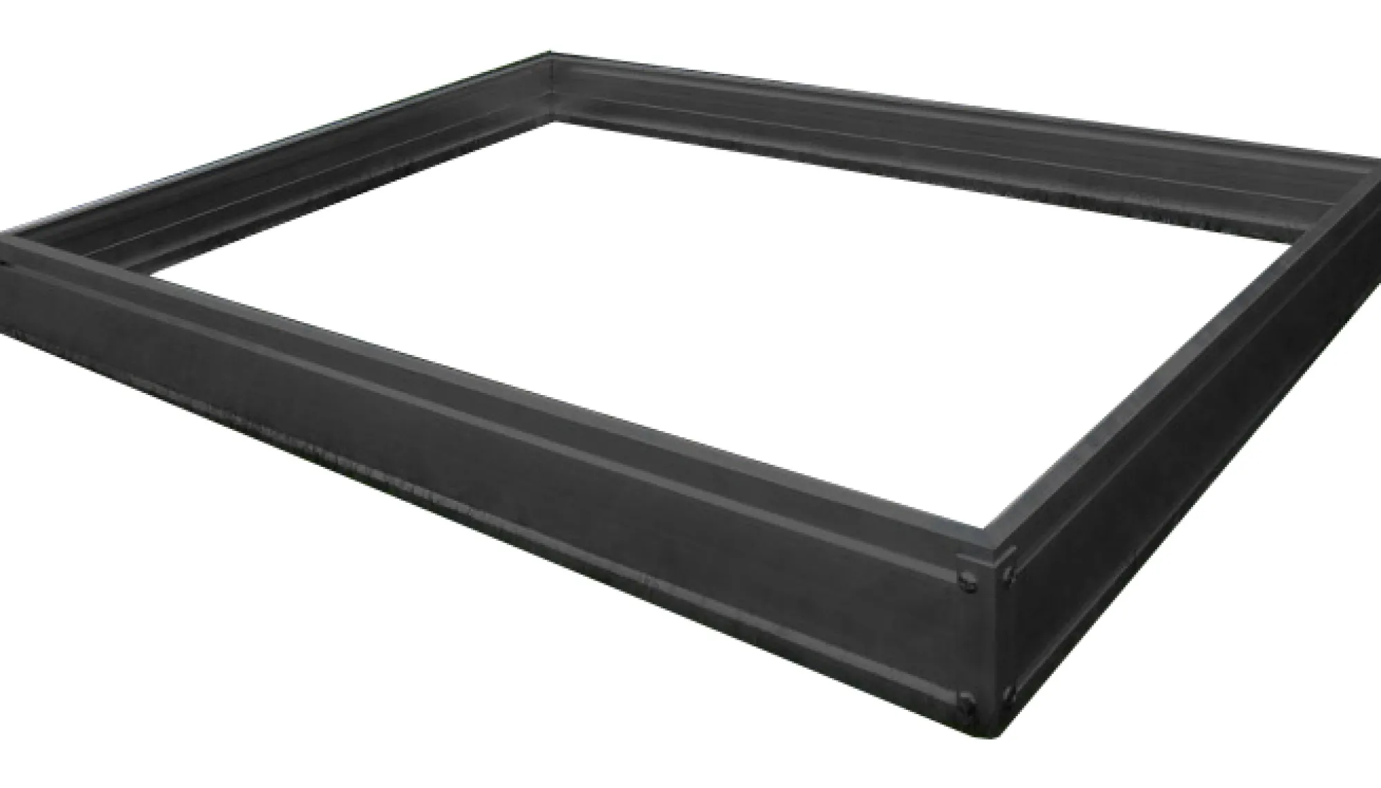 Moreland Sokkel til drivhus poly sort 191x313x191cm