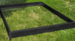 Moreland Sokkel til drivhus poly sort 191x313x191cm