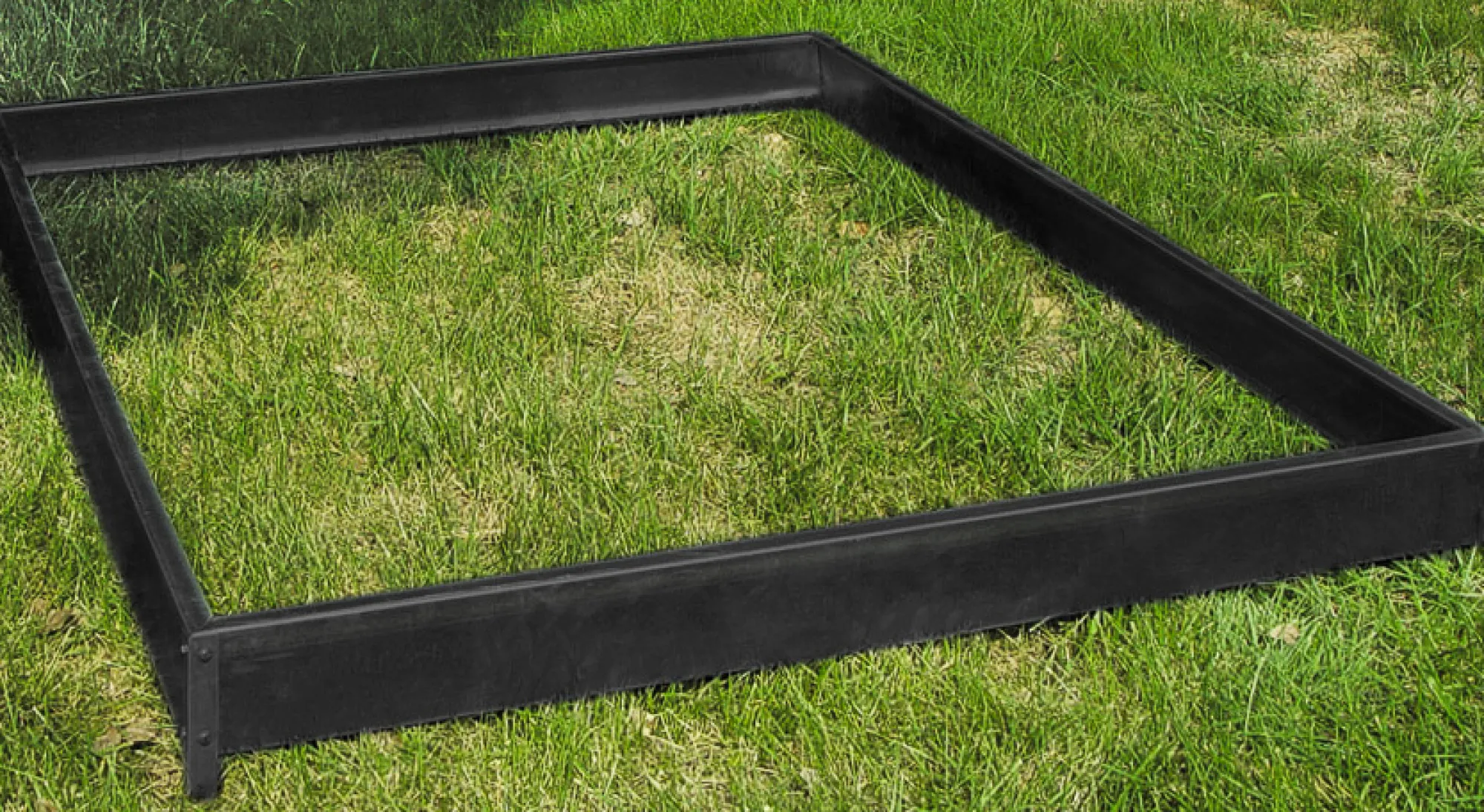 Moreland Sokkel til drivhus poly sort 191x313x191cm