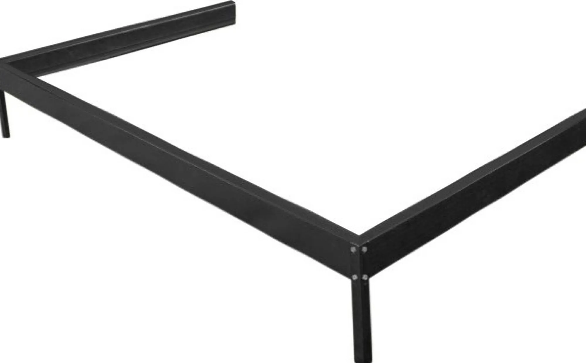 Moreland Sokkel til vægdrivhus poly sort 68x189x185cm