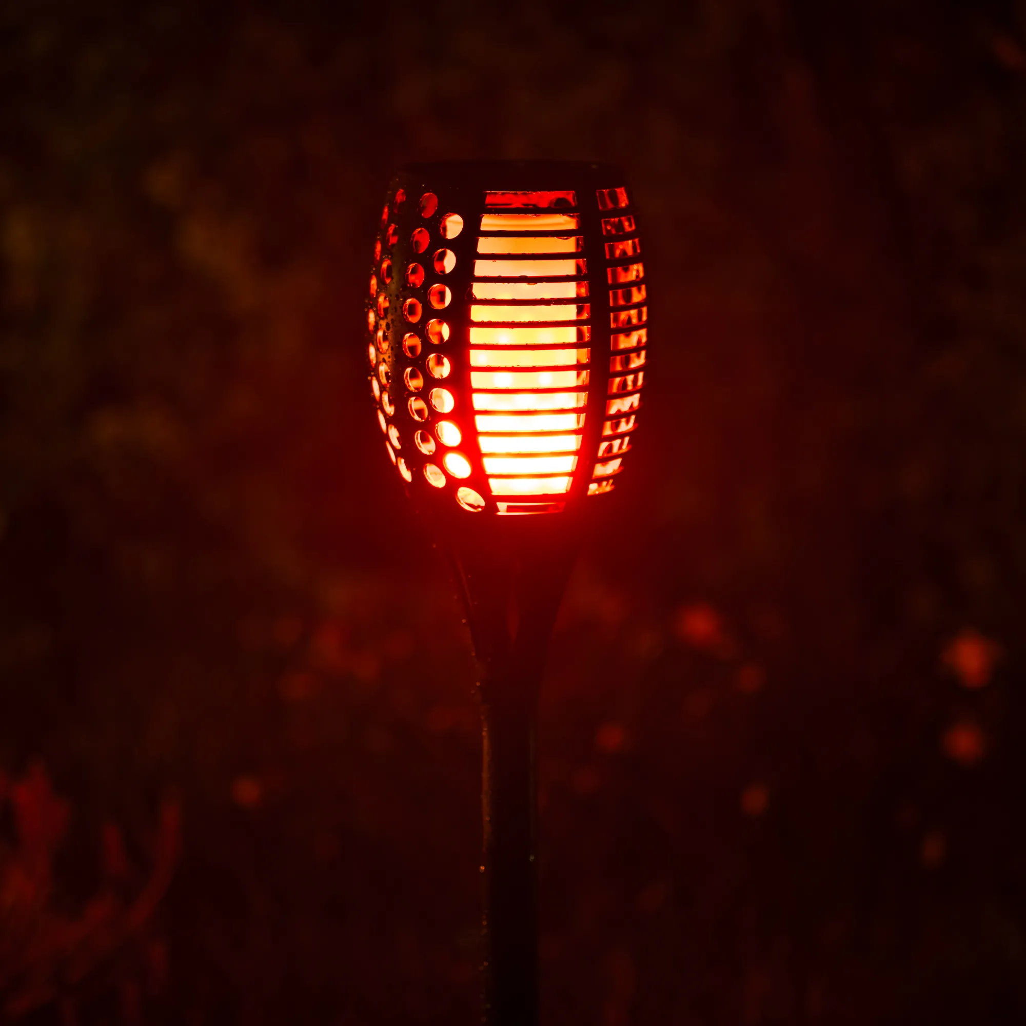 Moreland Solcelle fakkel 96 LED flerfarvet