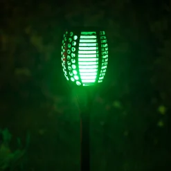 Moreland Solcelle fakkel 96 LED flerfarvet