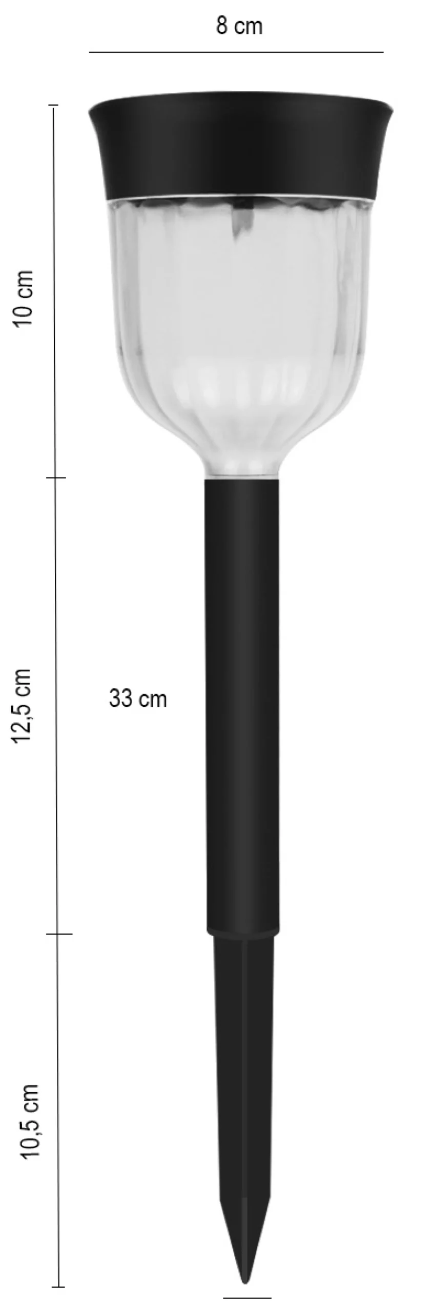 Moreland Solcelle lampe med LED lys
