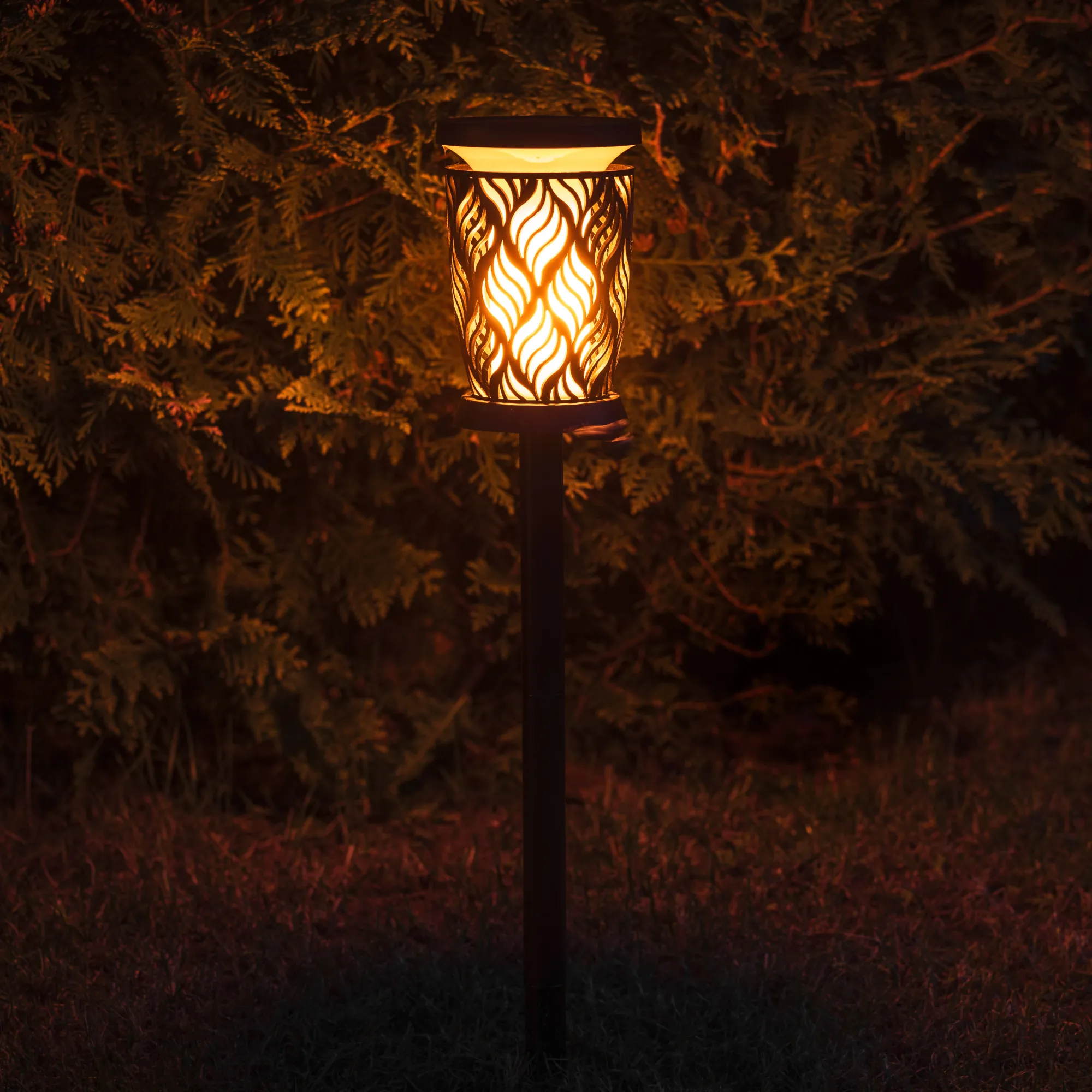 Moreland Solcelle LED lampe med flamme