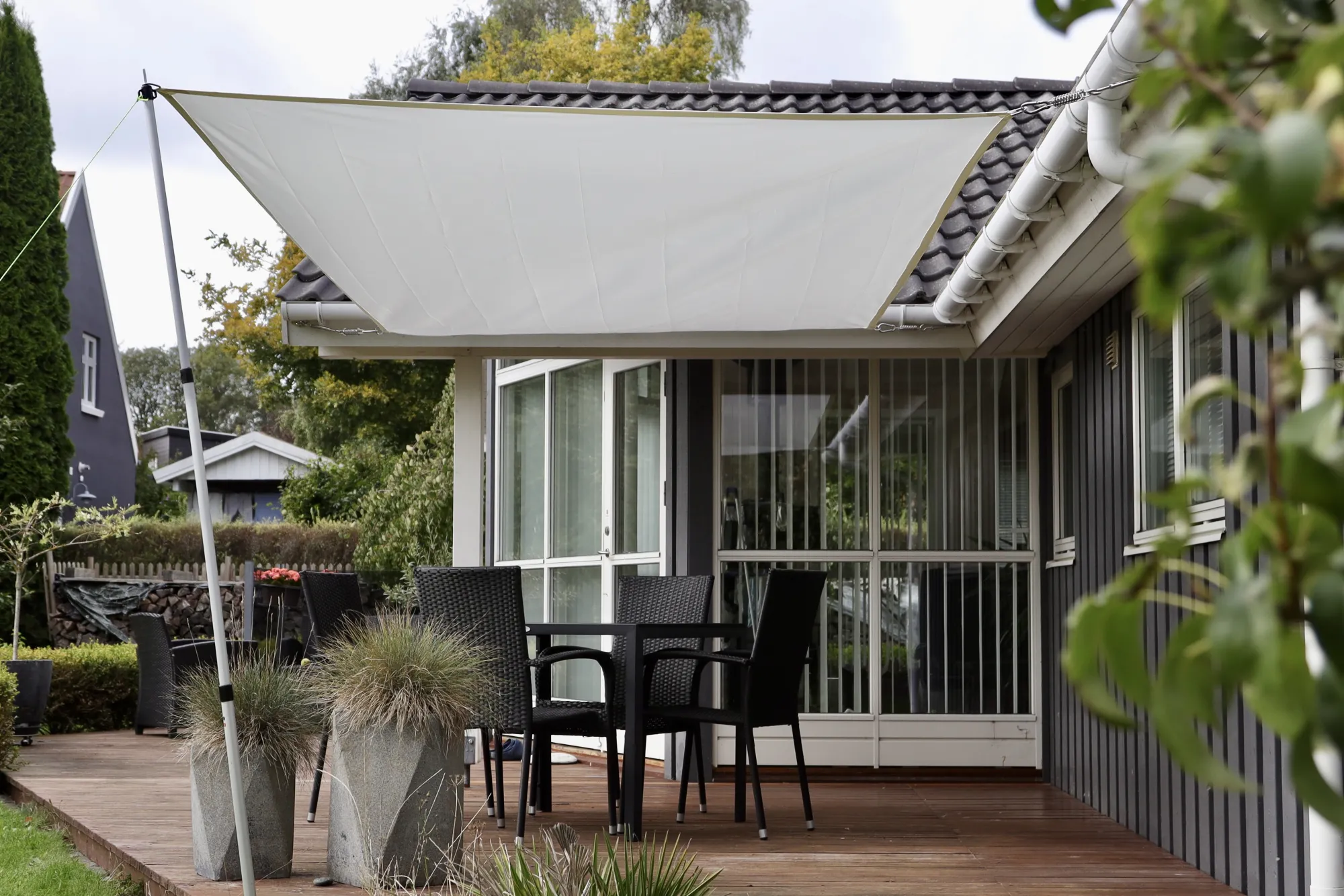 Moreland Solsejl creme LUX 2x4m