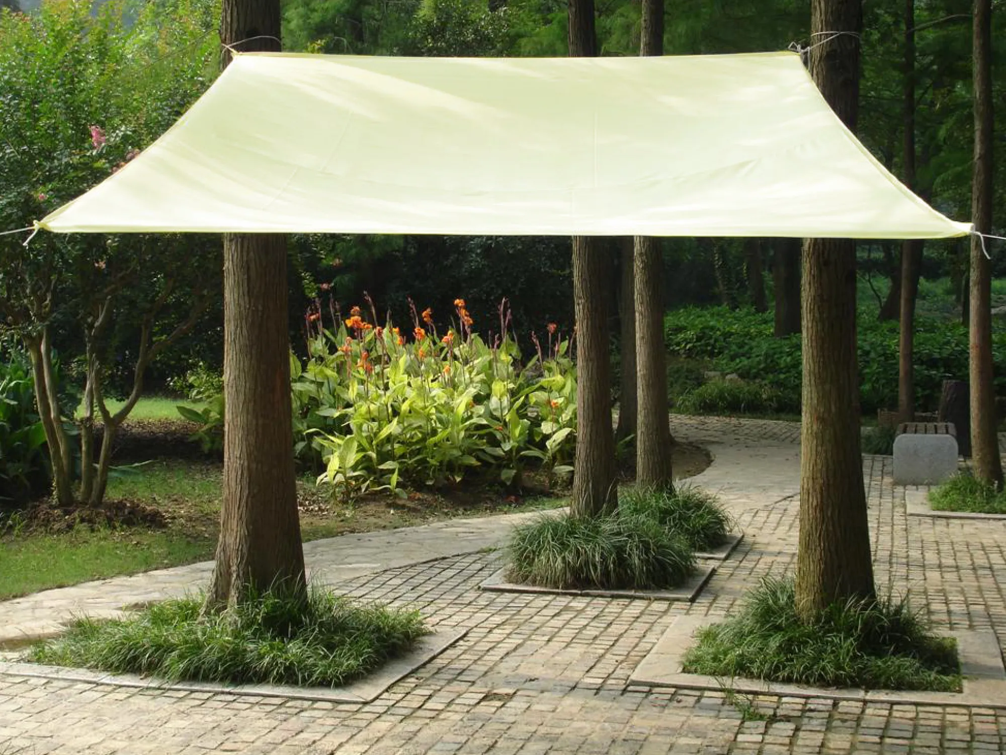 Moreland Solsejl creme PRO 3x6m