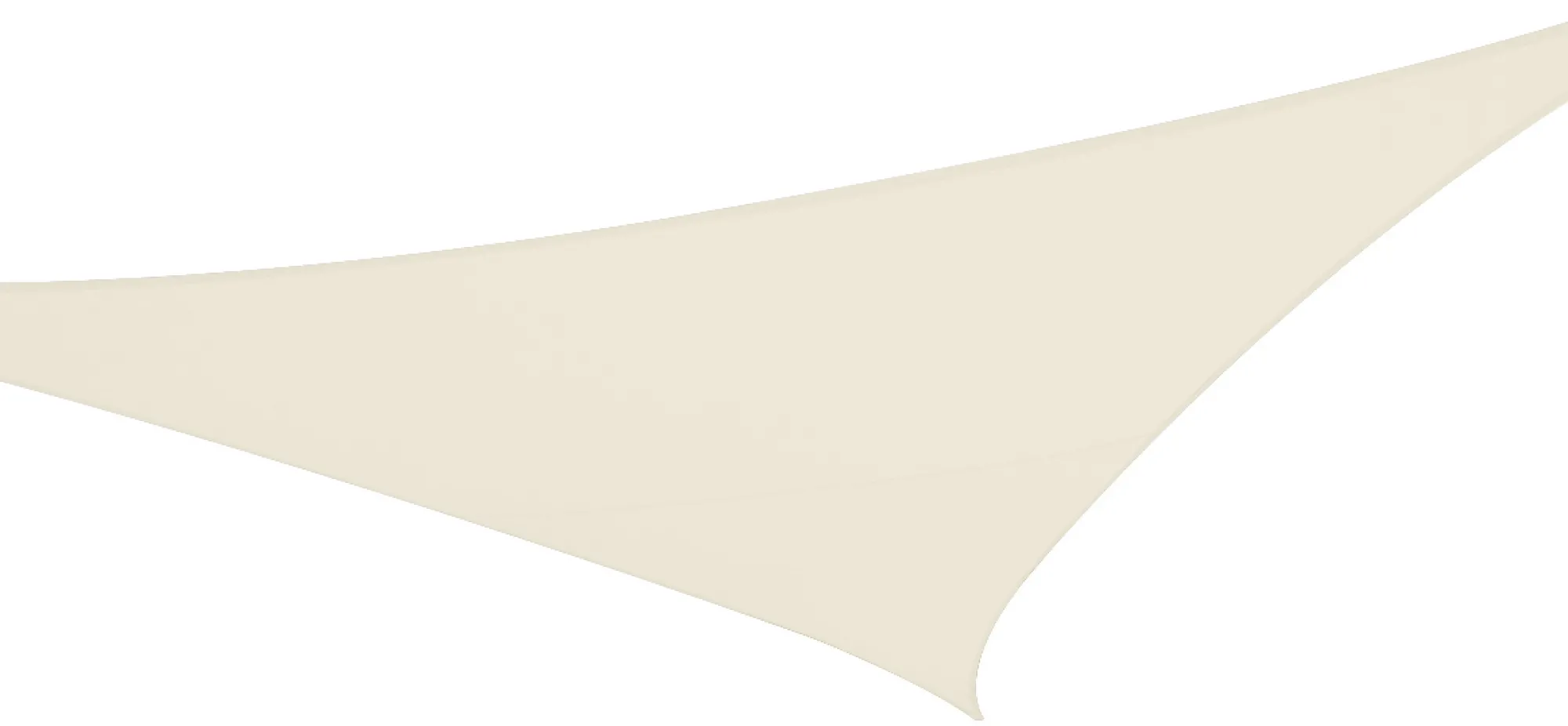 Moreland Solsejl creme PRO 3,6x3,6x5,1m