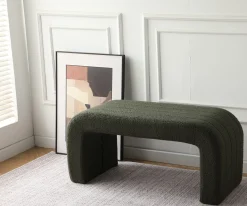 Homeville Stella teddystof grøn