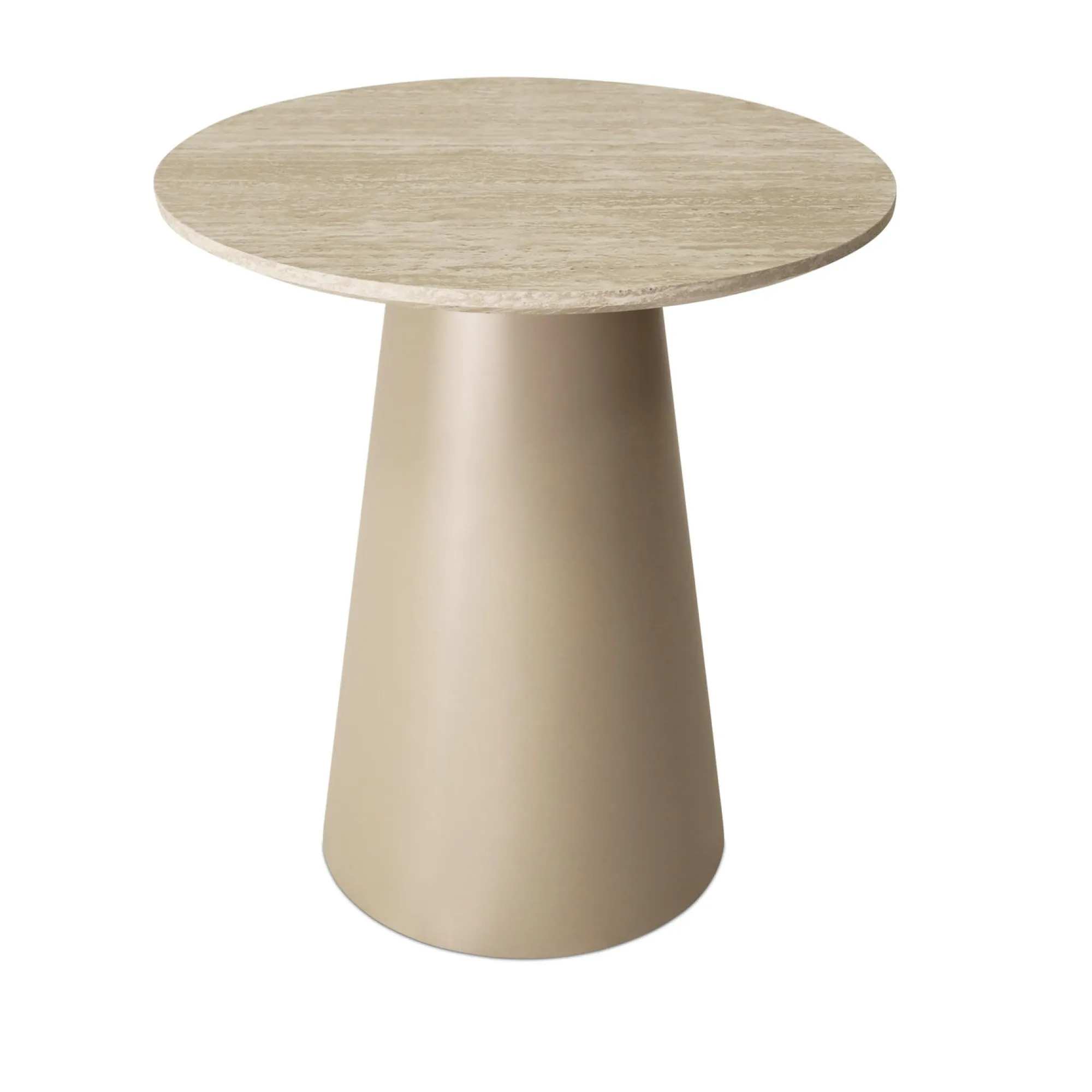 Furnhouse Tango sofabord beige travertin ø45x50cm