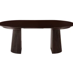 Homeville Teramo 200x120x75cm eg mørkebrun/mørkebrun