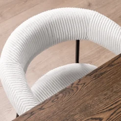 Homeville Terni eg smoked/Mia fløjl hvid