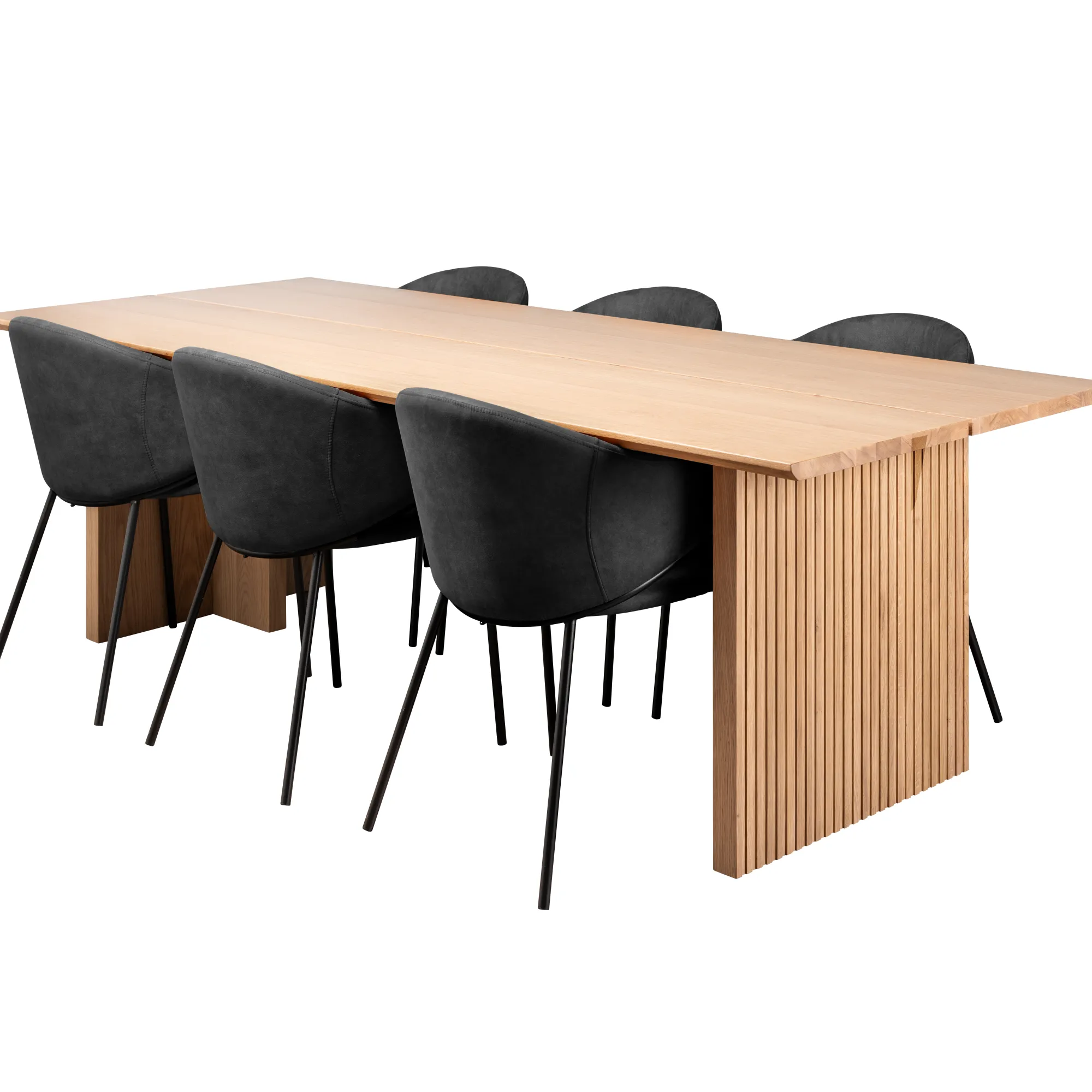 Homeville Terni natur/Felicia suede sort