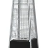Heatus Terrassevarmer med flamme 227cm sort