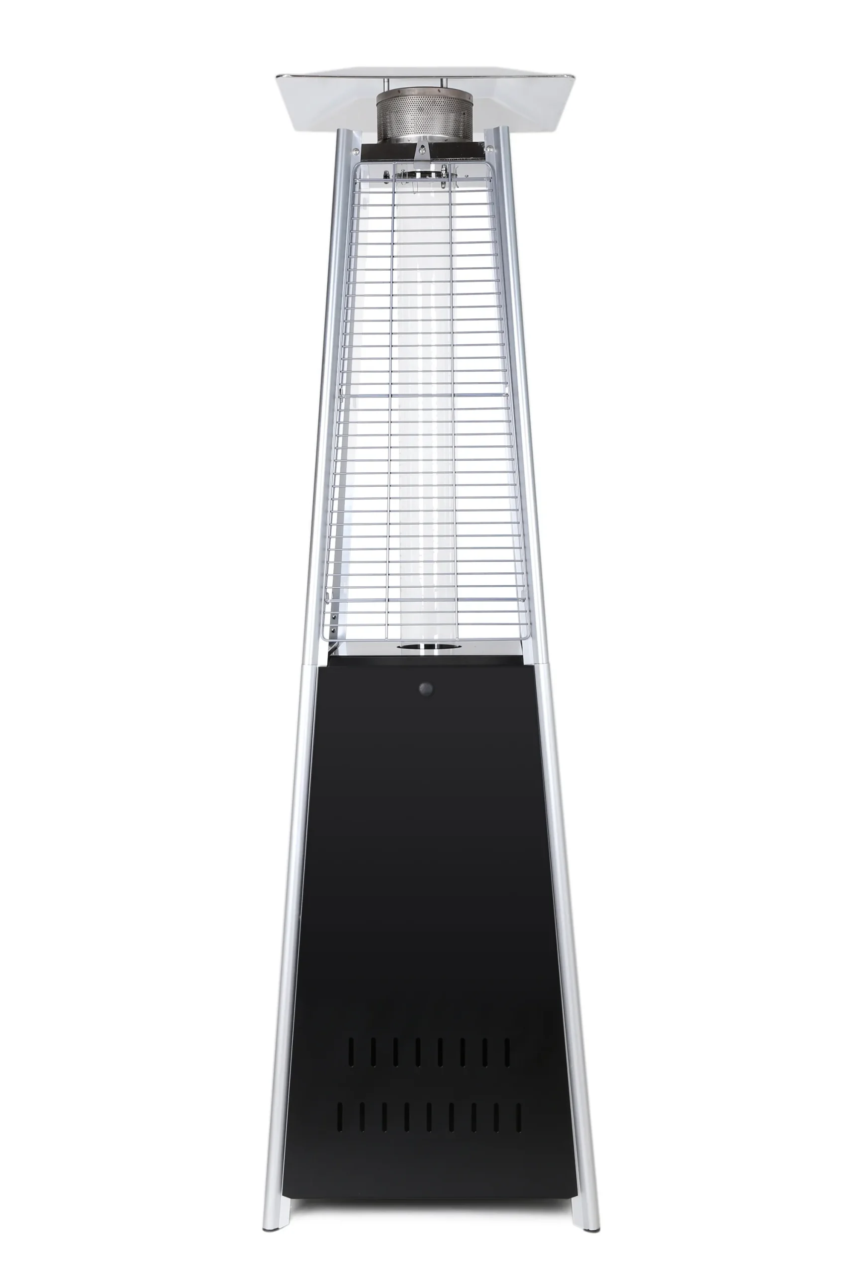 Heatus Terrassevarmer med flamme 180cm sort