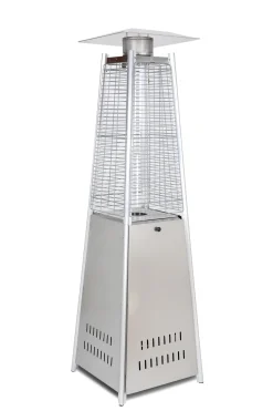 Heatus Terrassevarmer med flamme 180cm rustfrit stål