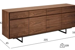 Furnhouse Tokyo skænk 205cm valnød