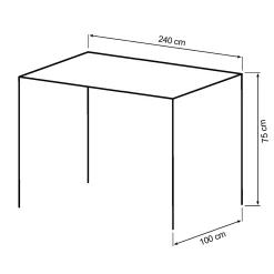Homeville Tropea natur/Hanne velour mørkegrøn