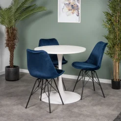 Homeville Verona 80x80x76cm hvid/hvid