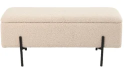 Homeville Vibe med opbevaring teddystof beige/sort