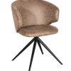 Homeville Victoria med drejefunktion suede brun