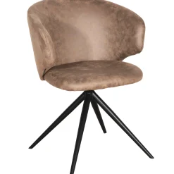 Homeville Victoria med drejefunktion suede brun