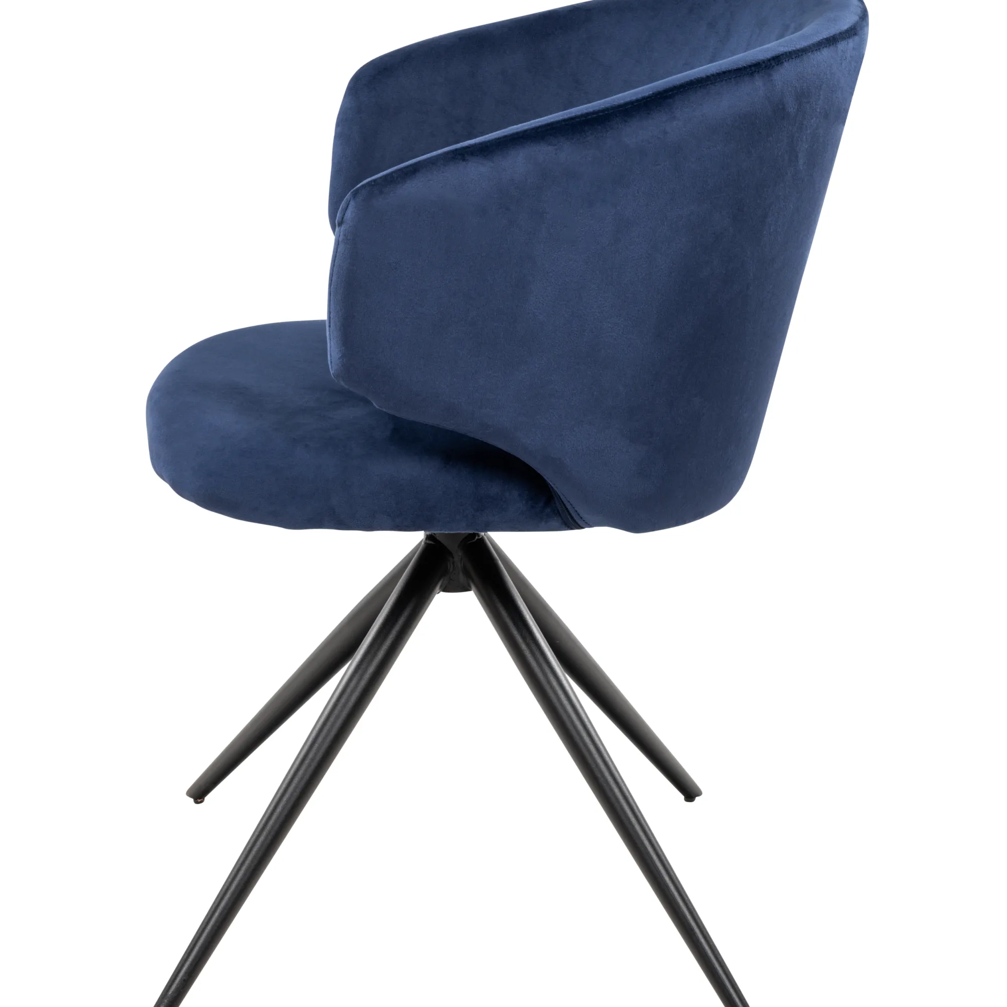 Homeville Victoria med drejefunktion velour blå