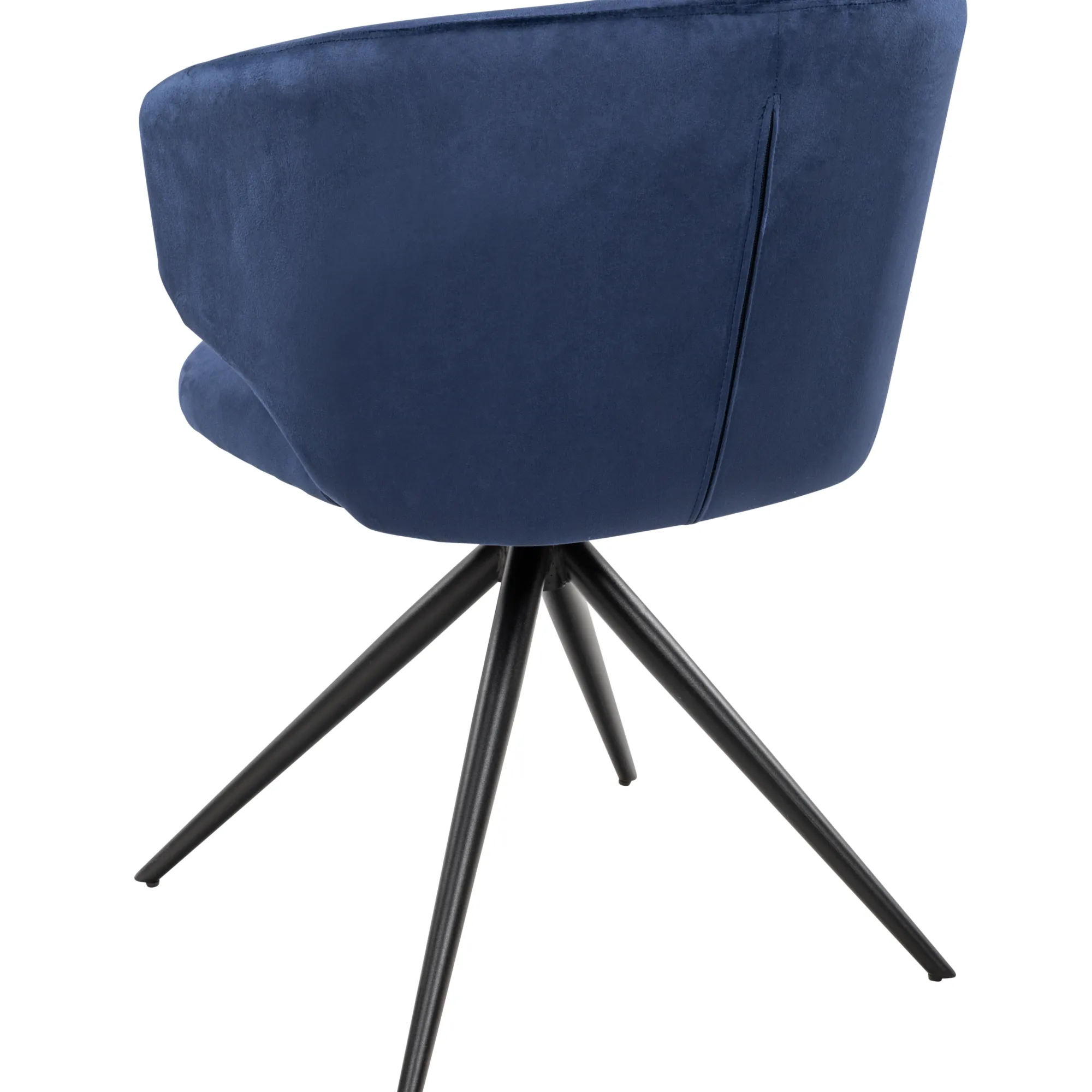 Homeville Victoria med drejefunktion velour blå