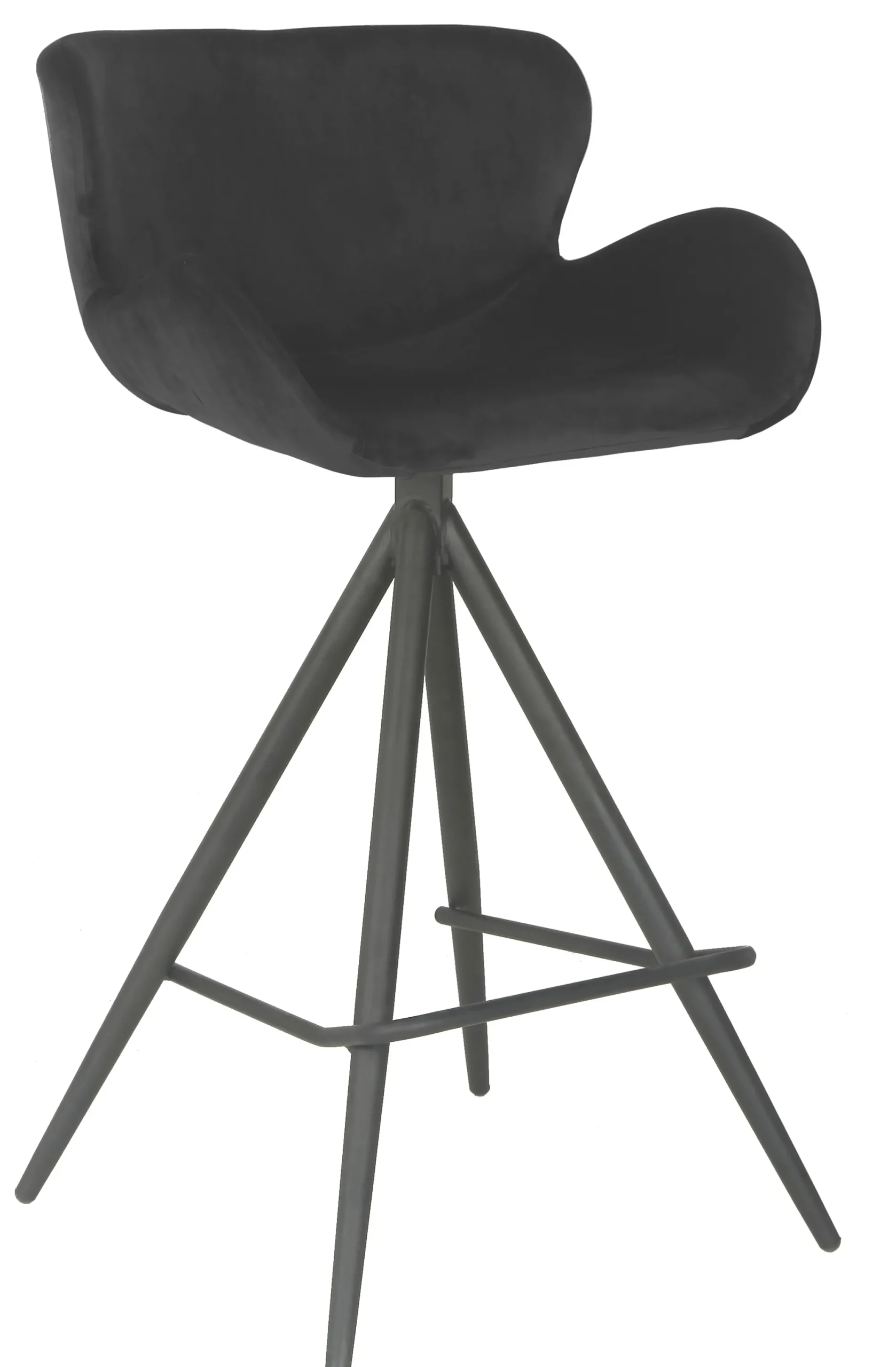 Homeville Vigga velour sort/sort
