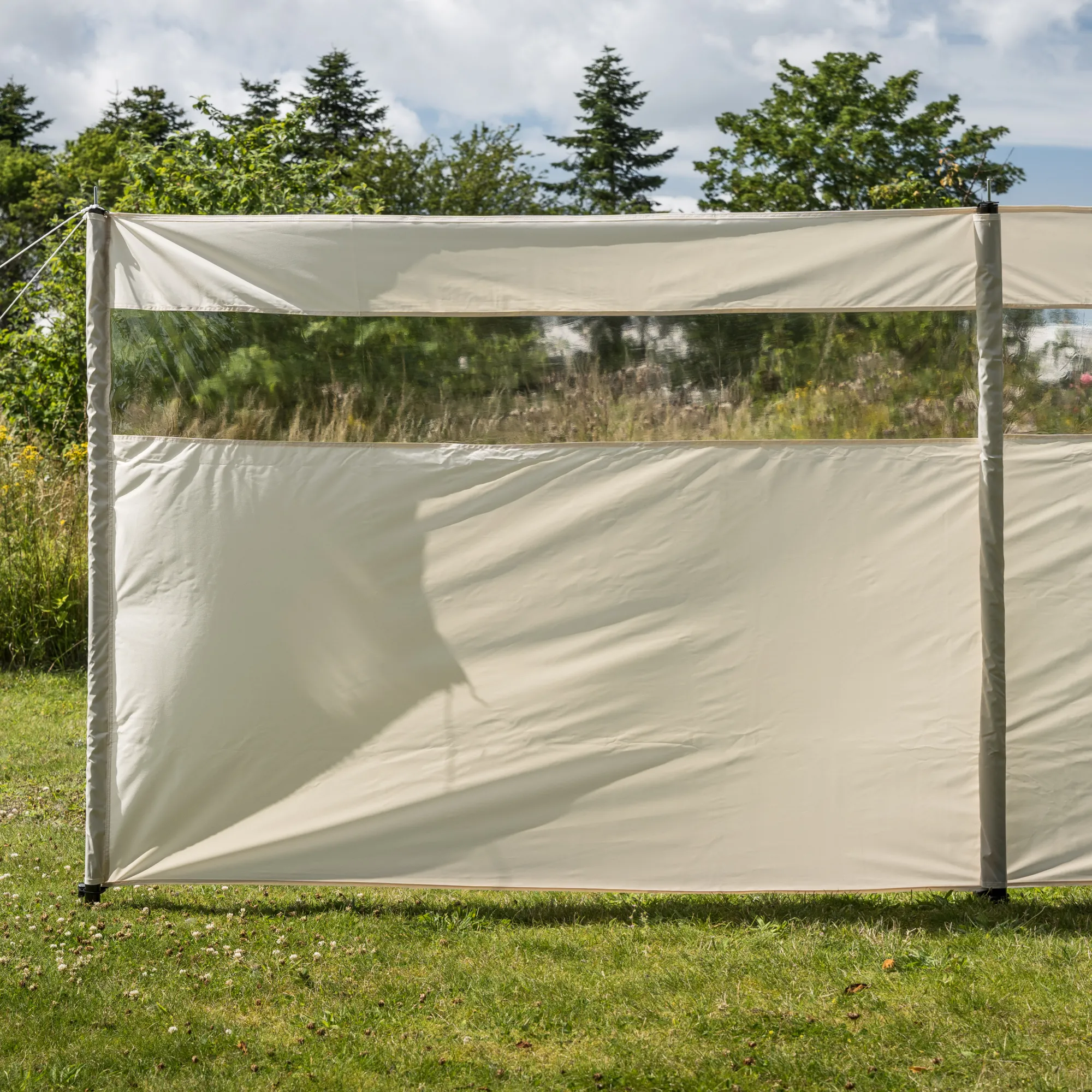 Moreland Vindsejl creme med vindue 500x140cm
