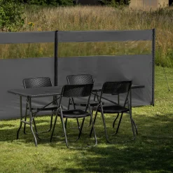 Moreland Vindsejl grå med vindue 500x140cm