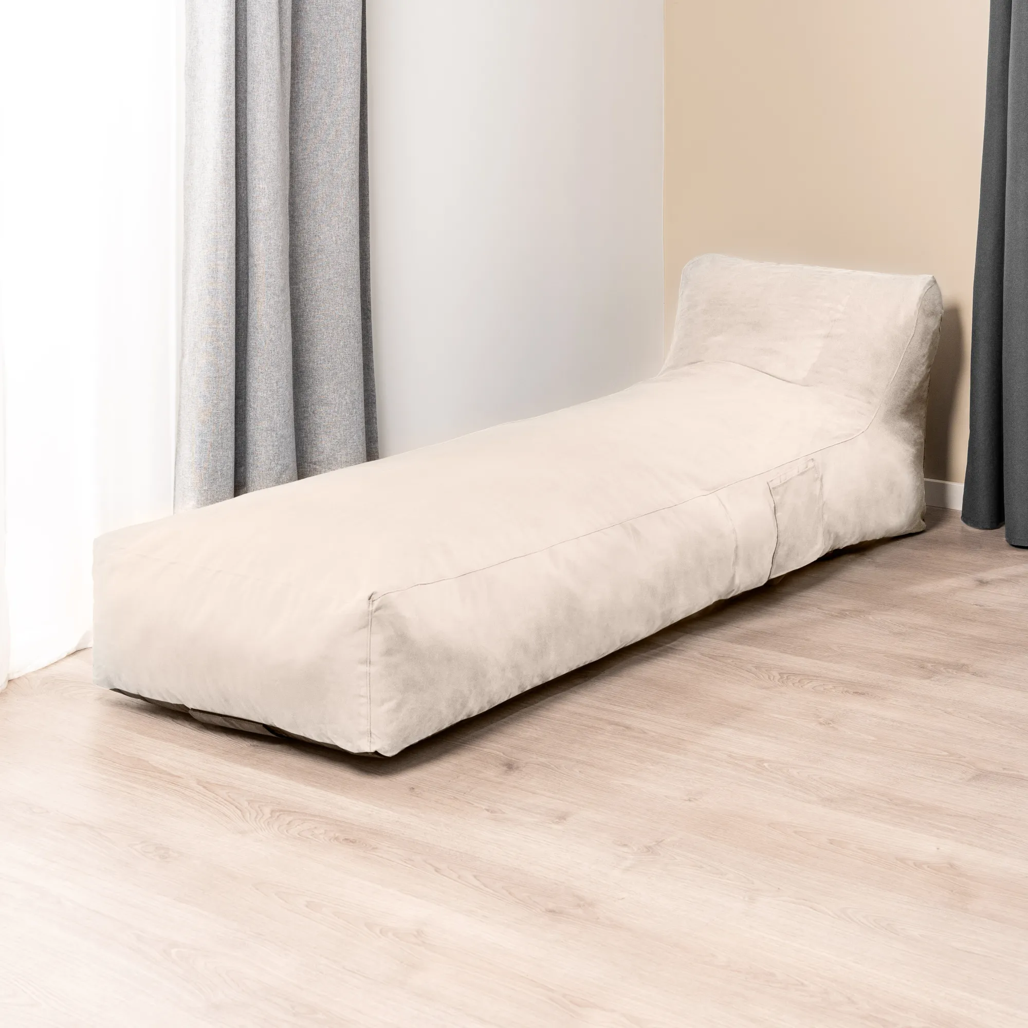 Homeville XL lounge sækkestol creme