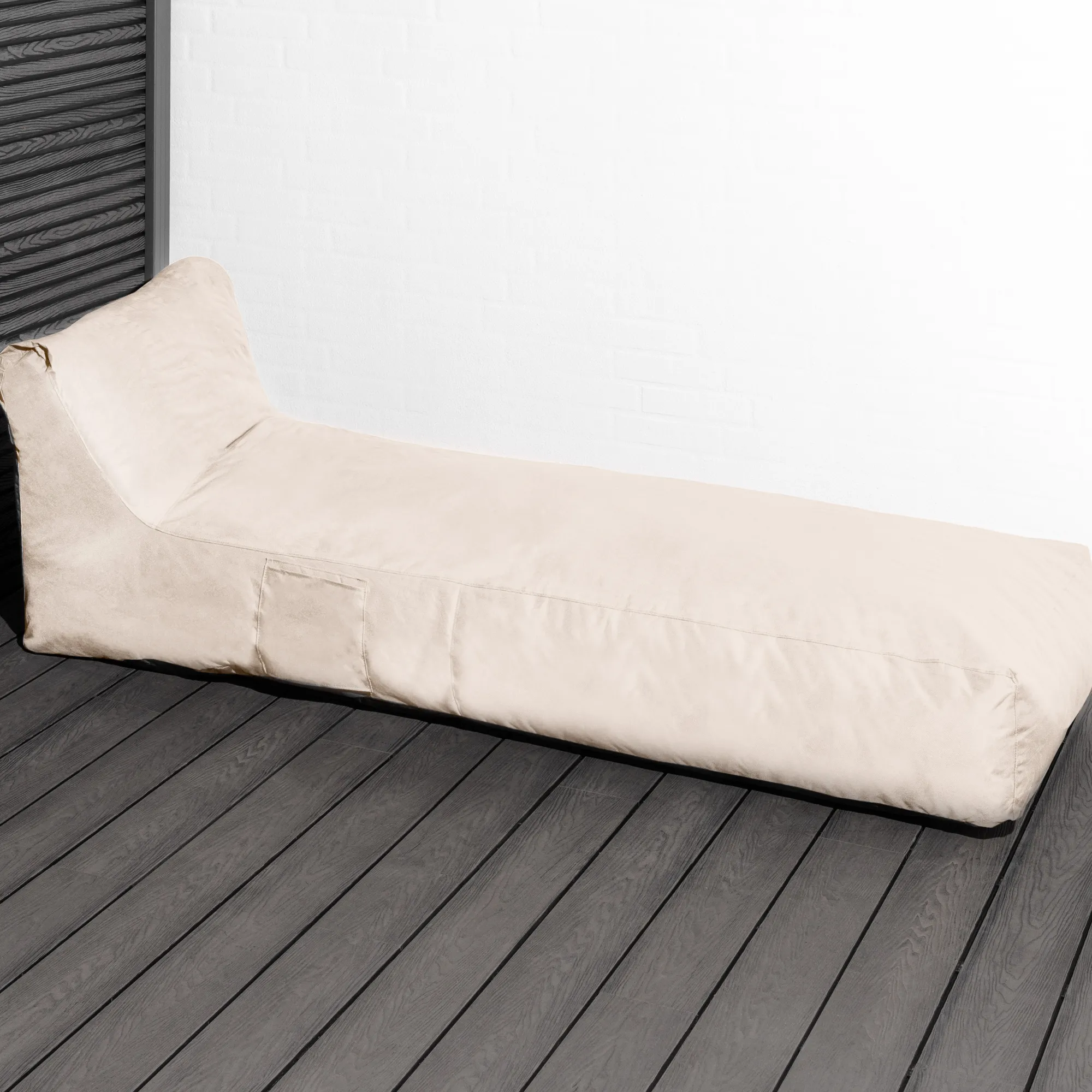 Homeville XL lounge sækkestol creme