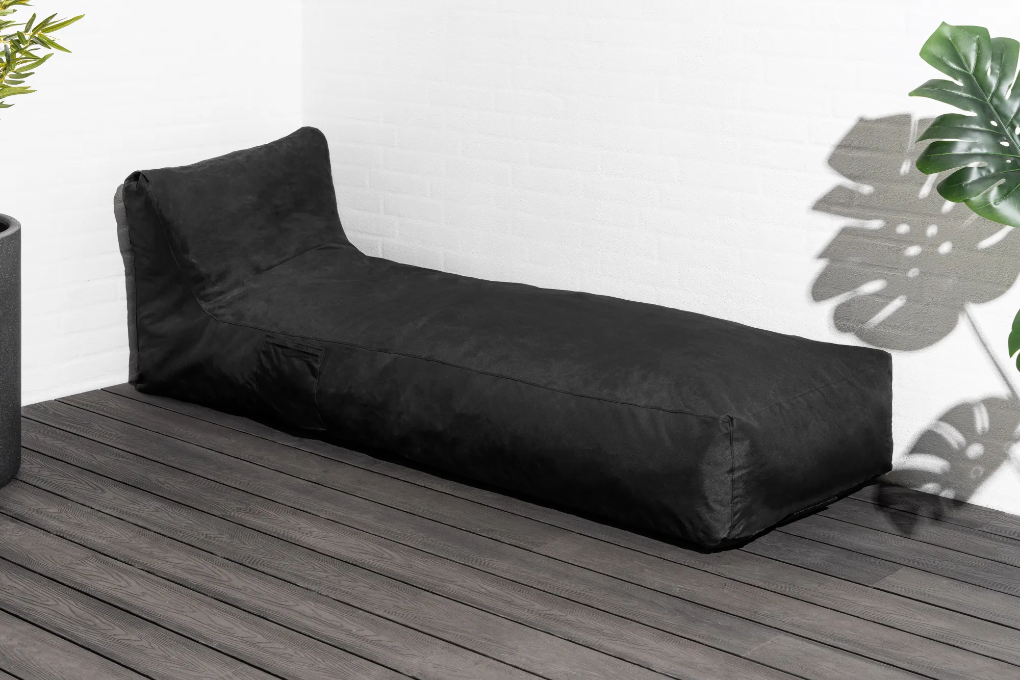 Homeville XL lounge sækkestol sort