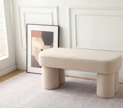 Homeville Ylva teddystof beige